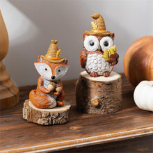 Load image into Gallery viewer, Resin Decor, Fall Forest Friends
