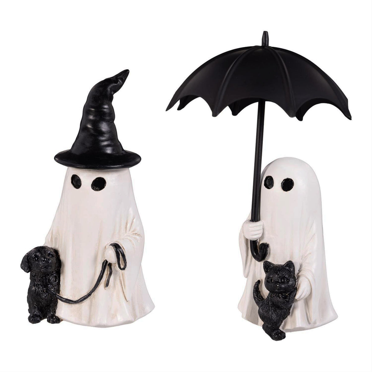 Resin Decor, Ghost W/Pets, 2 Assorted