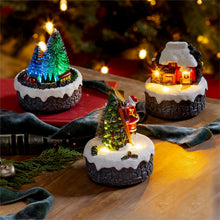 Load image into Gallery viewer, Decor, Resin, LED Christmas Scene, 3 Assorted
