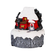 Decor, Resin, LED Christmas Scene, 3 Assorted