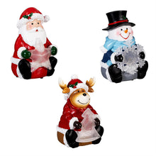 Load image into Gallery viewer, Decor, LED Christmas Characters, 3 Assorted
