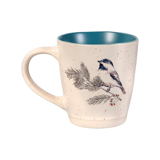 Ceramic Mug, Snow Bird, Assorted