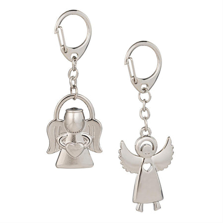 Keychain, Metal, Angels, 2 Assorted