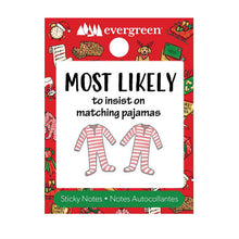Load image into Gallery viewer, Sticky Notes, Xmas Most Likely, 8 Assorted
