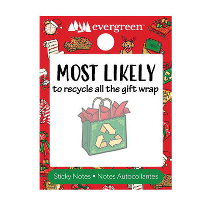 Sticky Notes, Xmas Most Likely, 8 Assorted