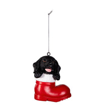 Load image into Gallery viewer, Ornament, Resin, Dogs In Stocking, Assorted
