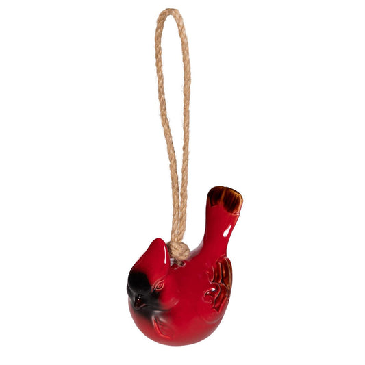 Ornament, Ceramic, Cardinal, 2 Assorted