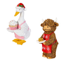 Load image into Gallery viewer, Decor, Resin, Xmas Animals Baking, Assorted 2
