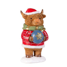 Load image into Gallery viewer, Decor, Xmas Highland Cows, 2 Assorted
