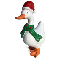 Load image into Gallery viewer, Decor Statue, Resin, Xmas Goose, 2 Assorted
