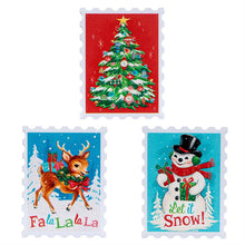 Load image into Gallery viewer, Magnets, Christmas Stamps, Assorted 3
