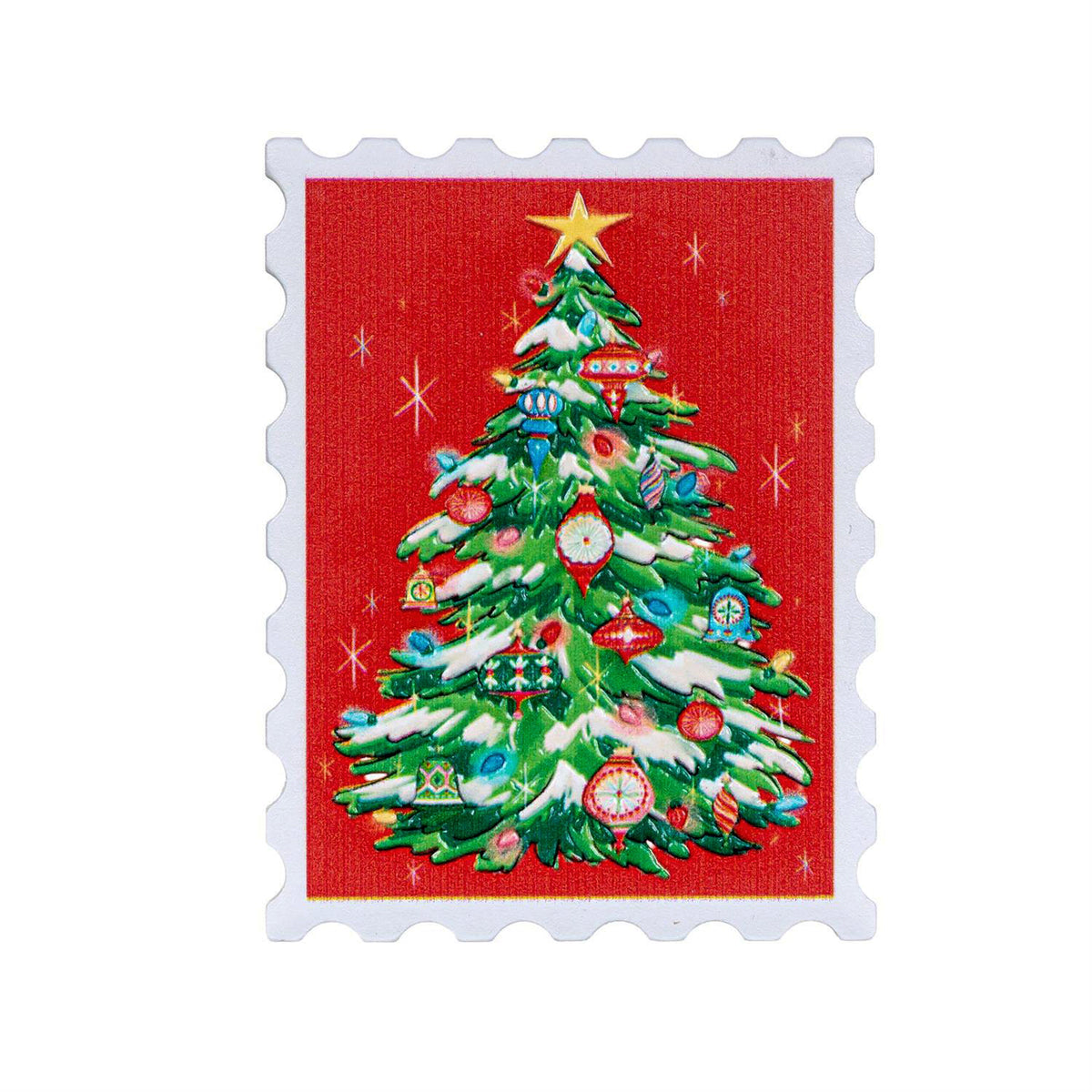 Magnets, Christmas Stamps, Assorted 3