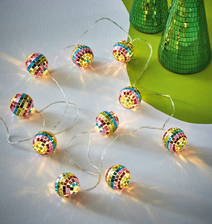 String Lights, Multicolor Disco Balls