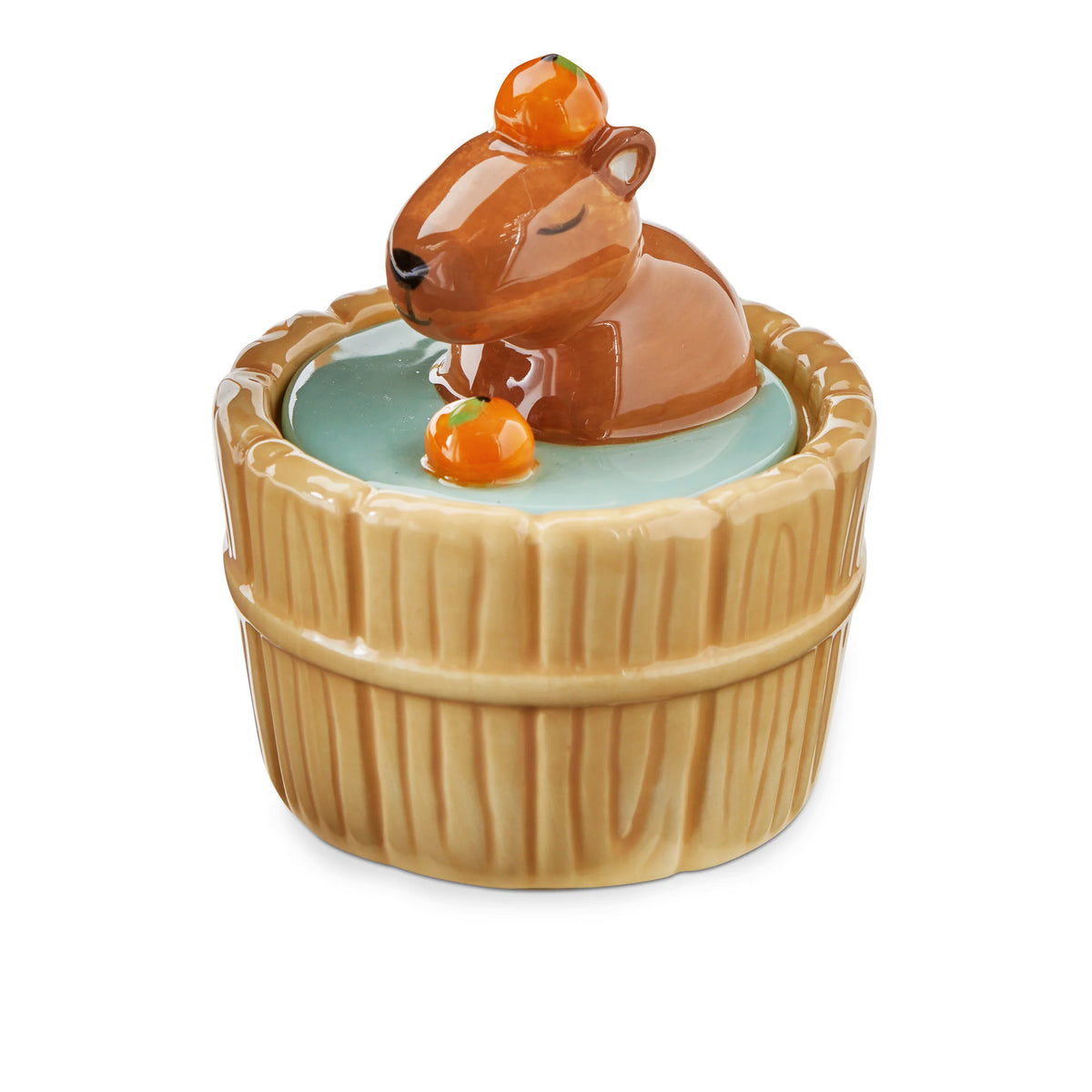 Trinket Box, Ceramic, Lidded, Capybara