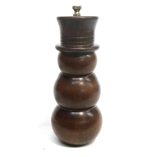 Salt & Pepper Grinder, Snowman, Brown