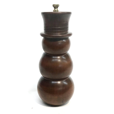 Salt & Pepper Grinder, Snowman, Brown