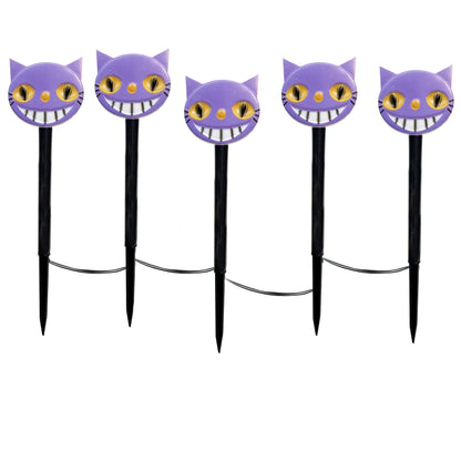Stake, LED Cats, Set Of 5