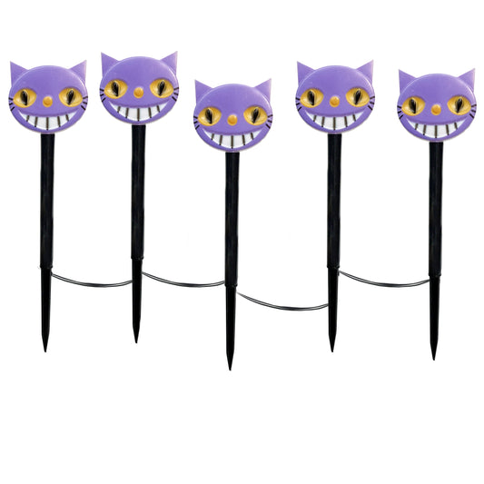 Stake, LED Cats, Set Of 5