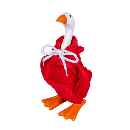 Decor, Gordy Goose Outfit, Red Hoodie