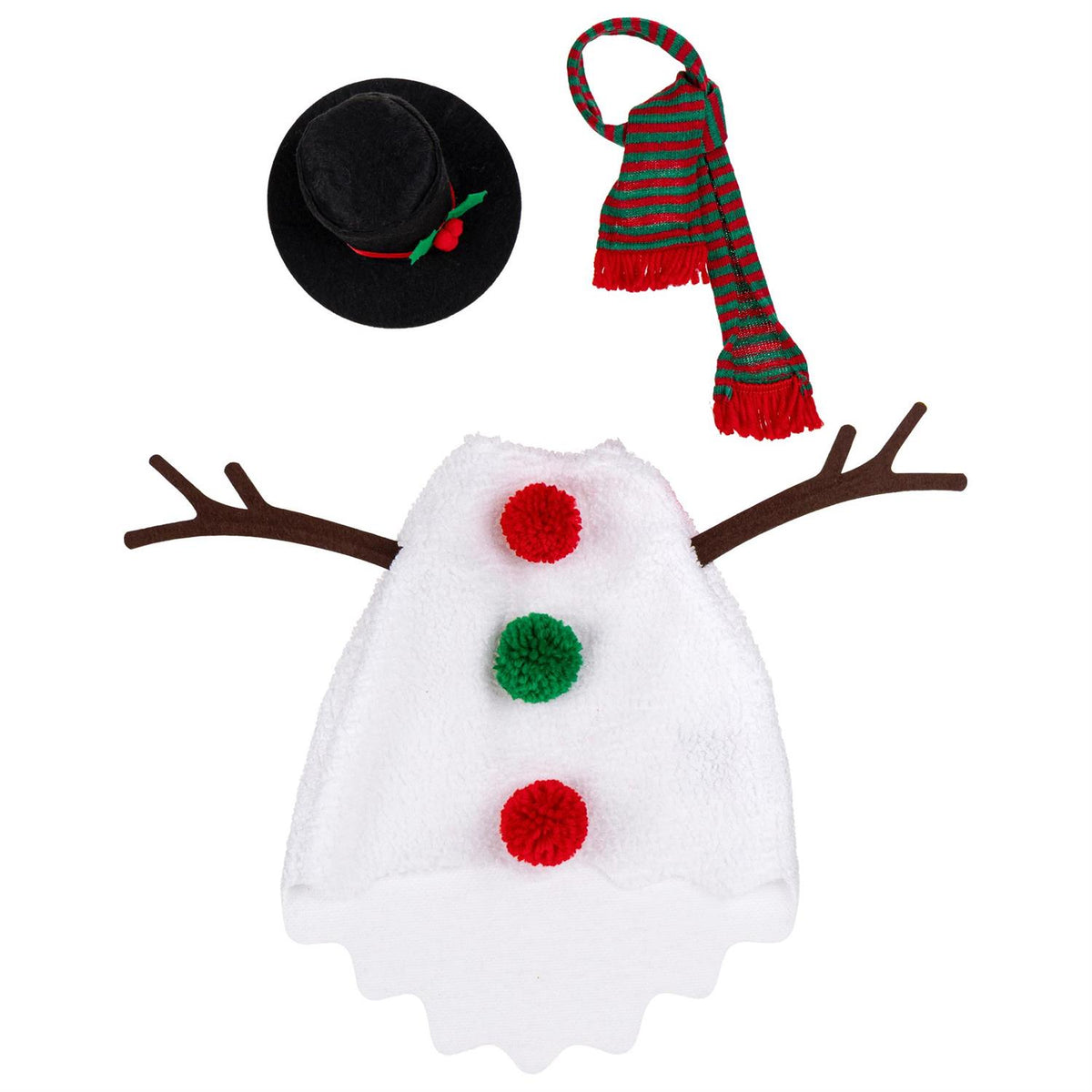 Decor, Porch Goose Outfit, Snowman