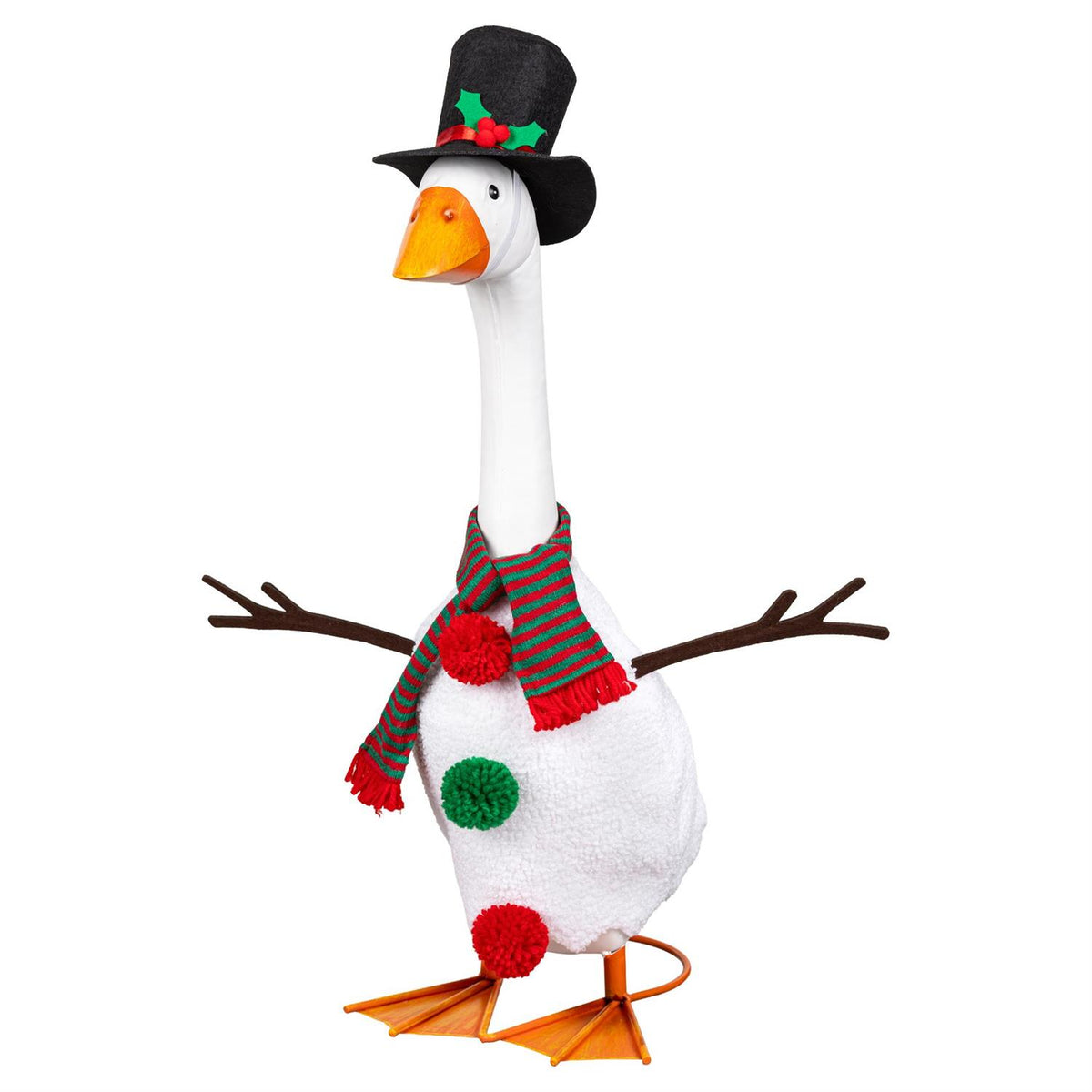 Decor, Porch Goose Outfit, Snowman
