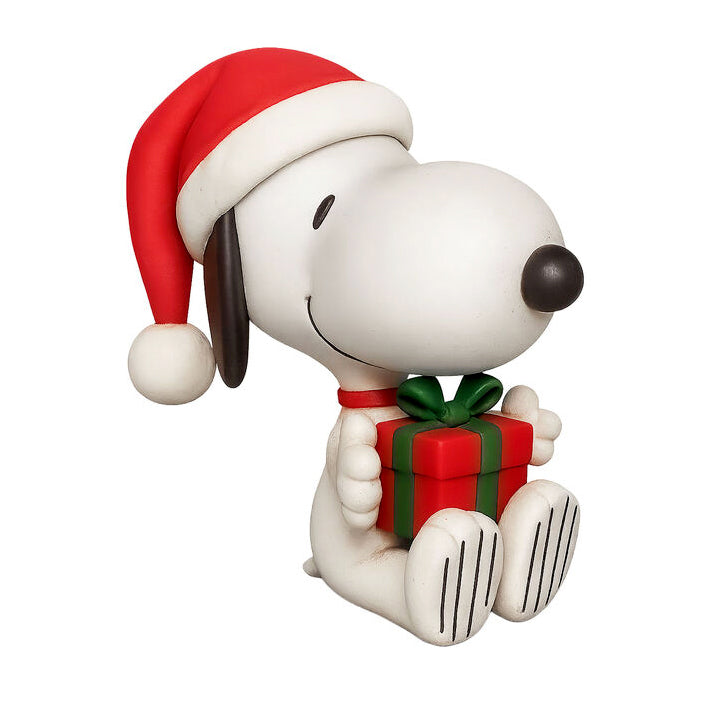 Ceramic Garden Statue, Snoopy Christmas