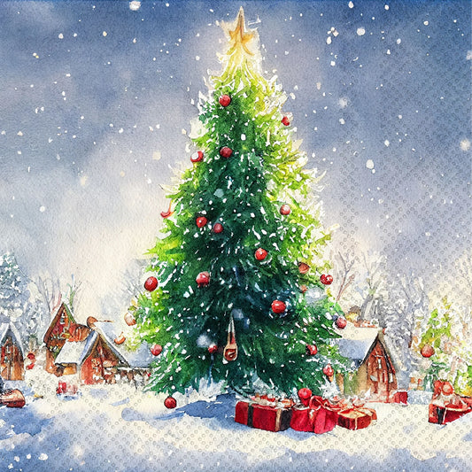 Paper Cocktail Napkin, What A Tree