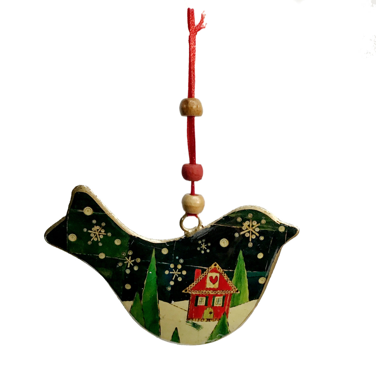 Ornament, Metal Bird, Family