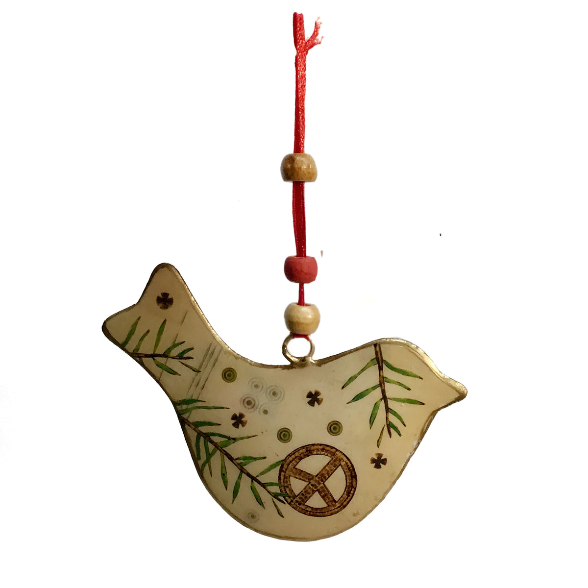 Ornament, Metal Bird, Peace