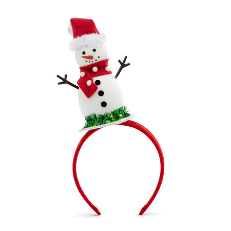 Headband, Sparkly Snowman, LED