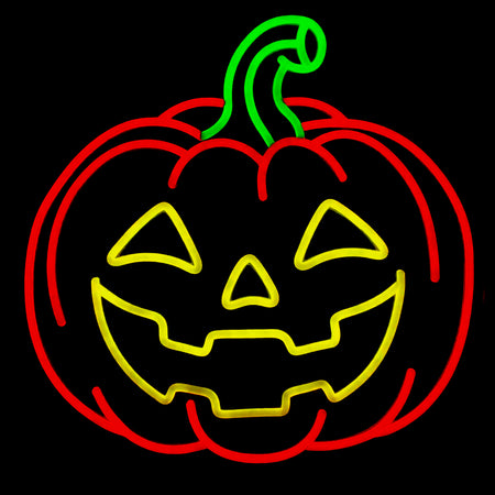 Decor, LED Neon, Jack'O'Lantern