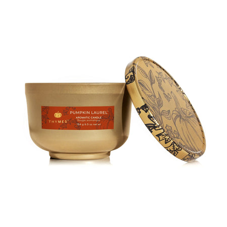Tin Candle, Pumpkin Laurel