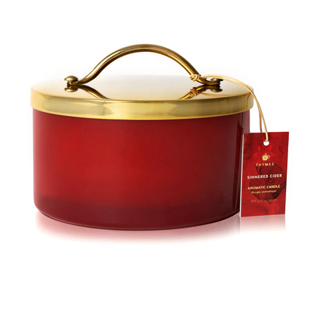 4 Wick Candle, Harvest Red, Simmering Cinder