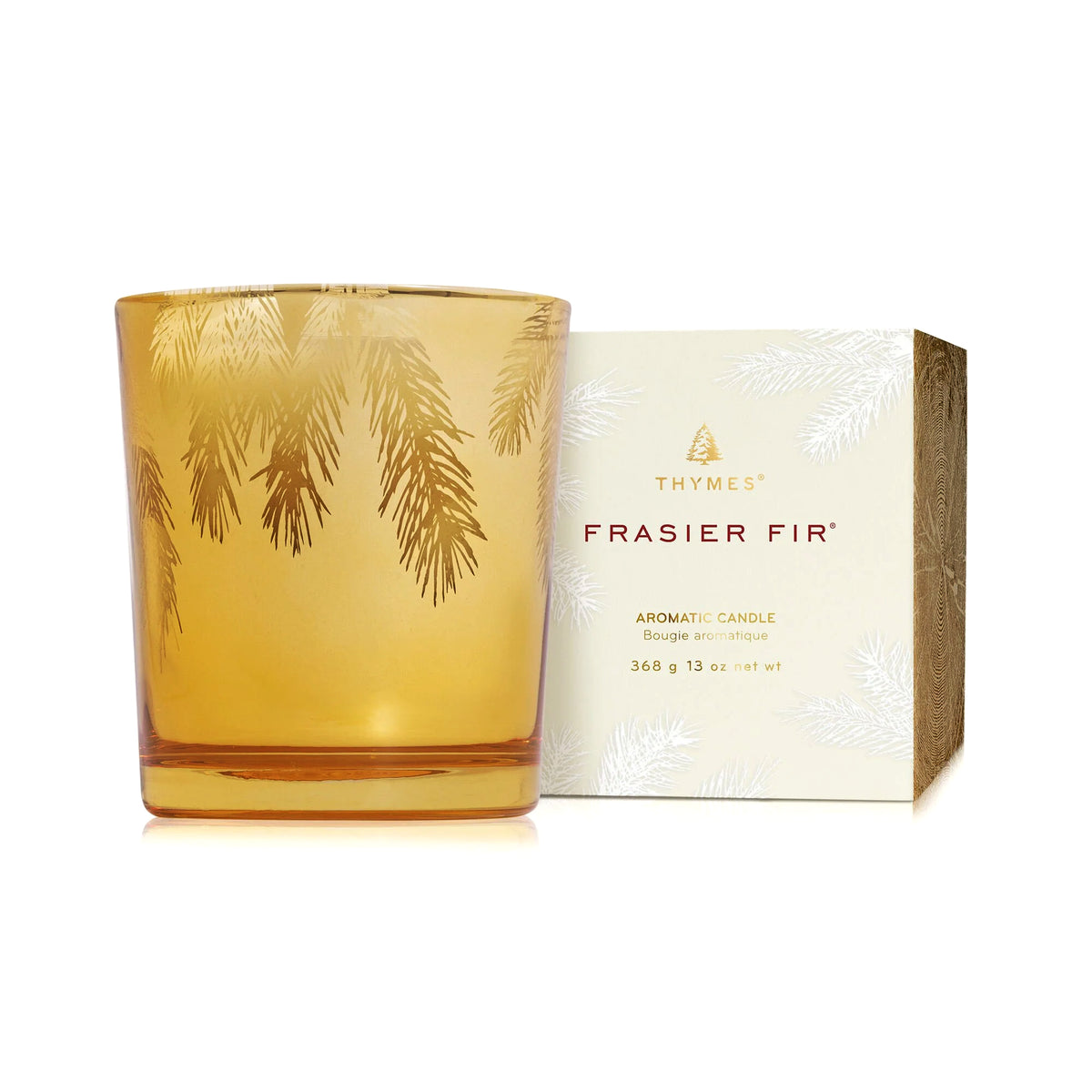 Candle, Frasier Fir, Gilded Gold