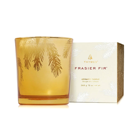 Candle, Frasier Fir, Gilded Gold