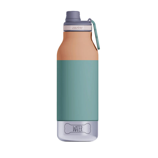 Water Bottle, Barky Pastel Green 34oz