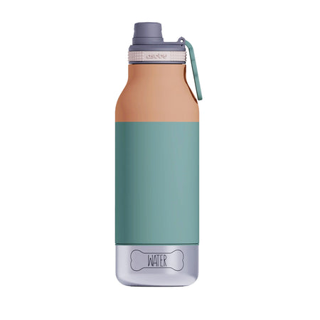 Water Bottle, Barky Pastel Green 34oz
