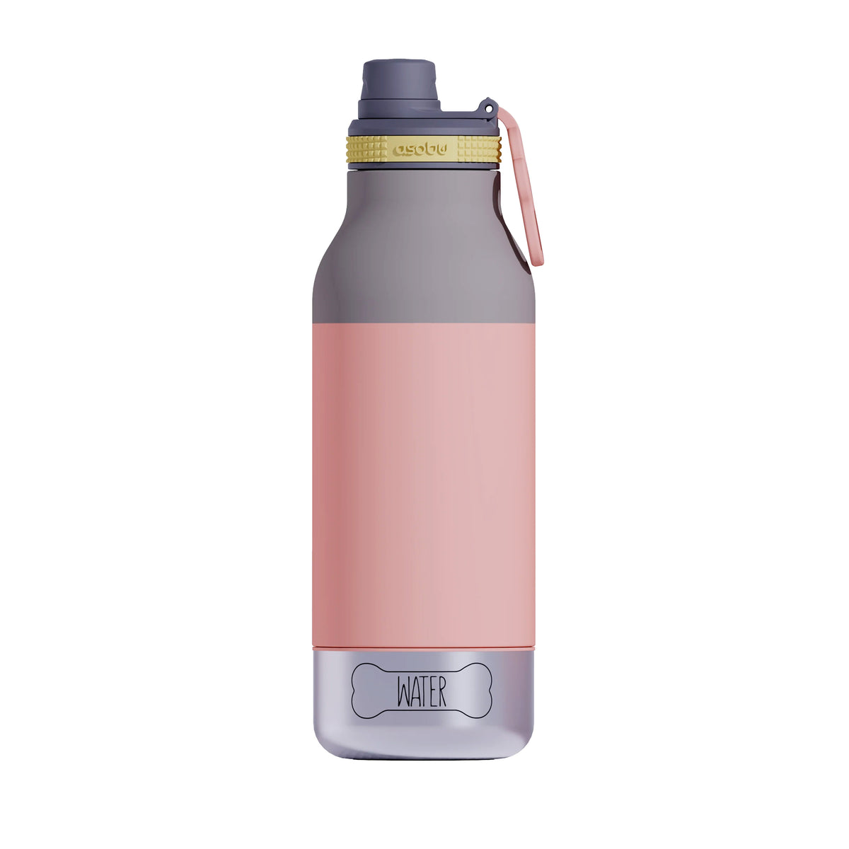 Water Bottle, Barky Pastel Peach 34oz