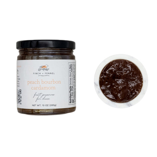Preserve, Peach Bourbon Cardamom, 10oz