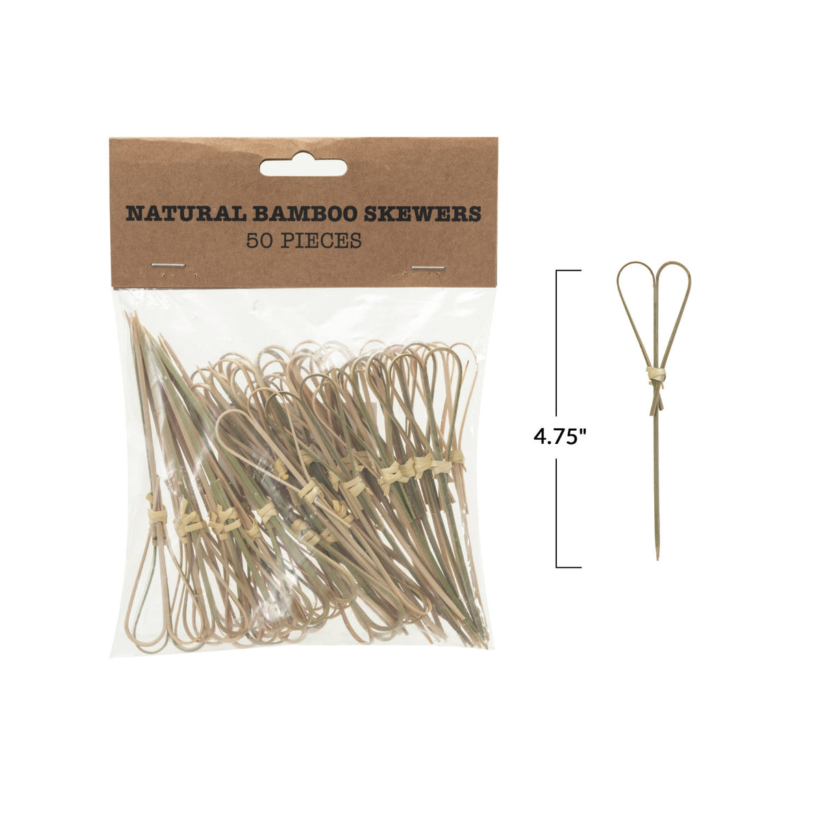Skewer, bamboo,  50pcs