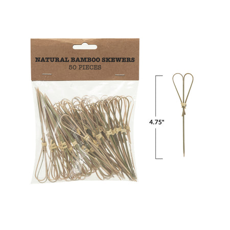 Skewer, bamboo,  50pcs