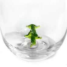 Load image into Gallery viewer, Stemless Glass, Hand-Blown Holiday, Figure Inside
