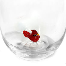 Load image into Gallery viewer, Stemless Glass, Hand-Blown Holiday, Figure Inside
