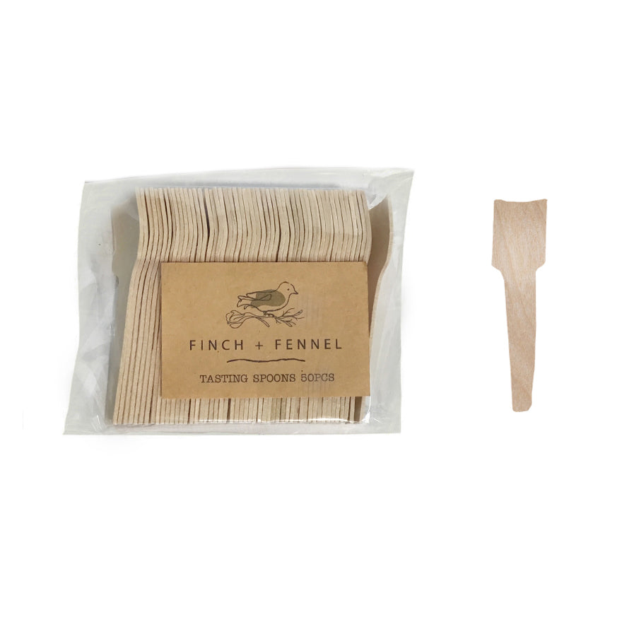 Wood Single Use Scoop, 50pcs