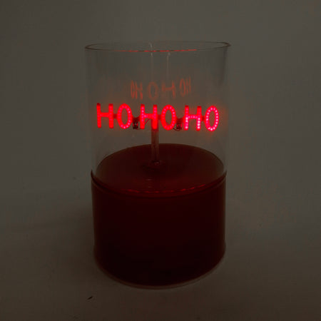 LED Glass light, Ho Ho Ho Filament