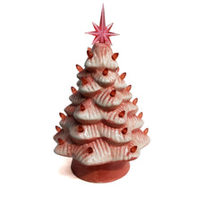 Load image into Gallery viewer, Decor, Lightup Christmas Tree Pink

