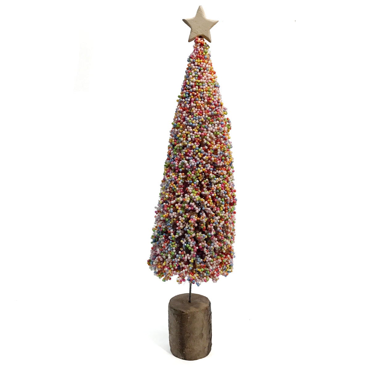 Decor, Foam Confetti Christmas Tree