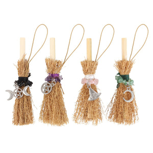 LuckyBroomstickCar Charm