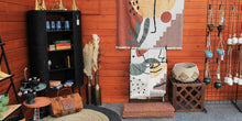 Load image into Gallery viewer, Camel &amp; Herringbone Duffel Bag
