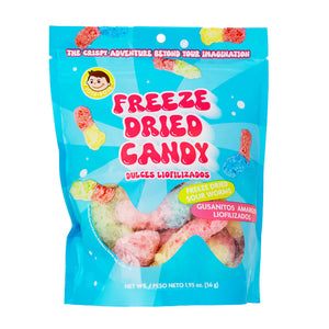 Freeze Dried Sour Worm Candy 56g